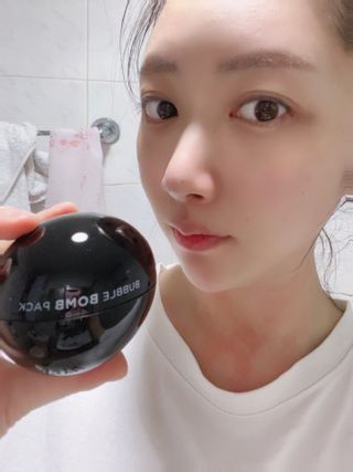 지슬리 GSLEY 지슬리 버블폭탄팩 — 5점을 준 리뷰어가 2021년 3월 올린 사용 사진