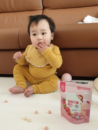 아비삭라이스볼 3종 /딸기,후르츠,단호박 — 4점을 준 리뷰어가 2021년 4월 올린 사용 사진