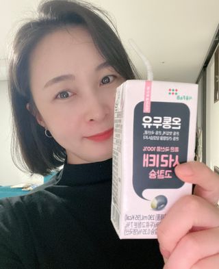 서울에프엔비 온통두유 서리태 고칼슘 190mL — 5점을 준 리뷰어가 2021년 11월 올린 사용 사진