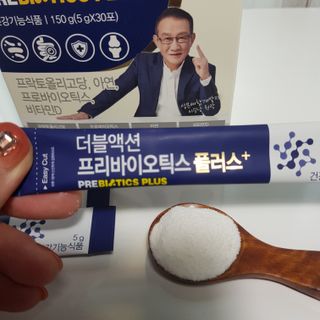 메이준뉴트리 더블액션 프리바이오틱스 플러스+ — 5점을 준 리뷰어가 2021년 3월 올린 사용 사진