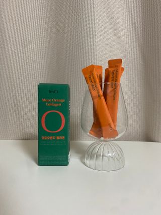 아임오 모로오렌지 콜라겐 1box (14포) — 4.5점을 준 리뷰어가 2023년 3월 올린 사용 사진