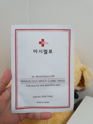 닥터마시멜로 마블러스 멀티 클리닉 마스크 — 5점을 준 리뷰어가 2021년 5월 올린 사용 사진