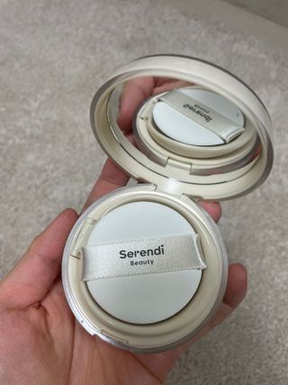 세렌디뷰티 퍼펙트 에어리 래디언스 쿠션 — 3.5점을 준 리뷰어가 2022년 1월 올린 사용 사진
