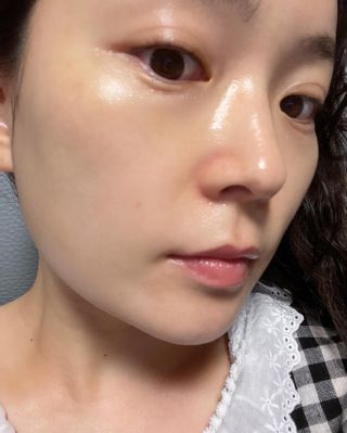 태그스킨 4스텝 주름개선 피부미백 영양 마스크팩 3개 세트(최신버전) — 5점을 준 리뷰어가 2022년 4월 올린 사용 사진