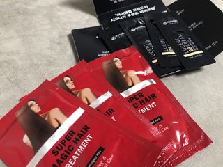 썸헤어 / SUMHAIR 썸헤어 데미지 클리닉 샴푸+트리트먼트 네롤리&민트티 — 2.5점을 준 리뷰어가 2021년 6월 올린 사용 사진