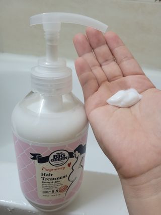 빅그린 임산부 전용라인 3종세트 - 샴푸500ml,트리트먼트500ml,바디워시500ml — 5점을 준 리뷰어가 2022년 8월 올린 사용 사진