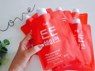 [덜다] 든든 식물성 단백질 쉐이크 40g X 7입 (곡물/딸기) — 5점을 준 리뷰어가 2023년 8월 올린 사용 사진