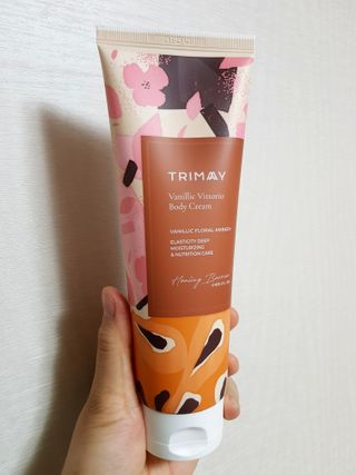 트리마이 주름개선 기능성의 퍼퓸 바디케어, 힐링 베리어 바디크림 3종 택1 — 4점을 준 리뷰어가 2022년 10월 올린 사용 사진
