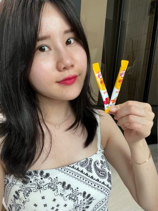 광동생활건강 [광동] 비타 500 데일리 스틱 VB, VC를 함유한 멀티비타민 30포+30포 — 4.5점을 준 리뷰어가 2022년 7월 올린 사용 사진