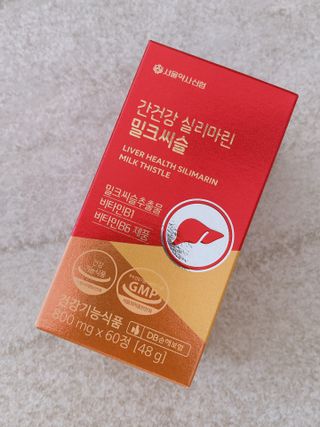 서울약사신협 간건강 실리마린 밀크씨슬 800mg, 60정 — 5점을 준 리뷰어가 2021년 10월 올린 사용 사진