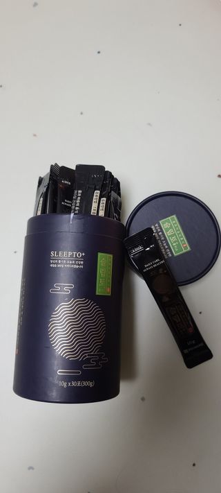 프리마인 자체 기업부설 연구소에서 찾아낸 건강한 수면의 비밀.  슬립토 플러스 30포 — 5점을 준 리뷰어가 2021년 10월 올린 사용 사진