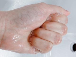 피부 트러블 케어 천연 성분 소리온 비누 soap — 5점을 준 리뷰어가 2022년 2월 올린 사용 사진