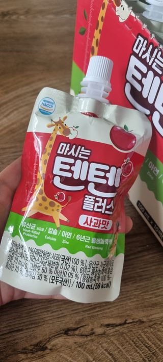 나우캠페인용 [한미사이언스] 우리 아이 튼튼, 엄마 마음 든든! 마시는텐텐 플러스 (100ml*10입) — 5점을 준 리뷰어가 2023년 12월 올린 사용 사진