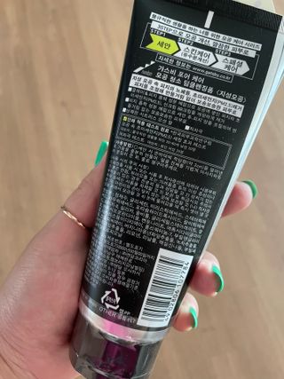 [갸스비] 지성 남성을 위한 포어케어 클렌징폼 — 5점을 준 리뷰어가 2021년 8월 올린 사용 사진