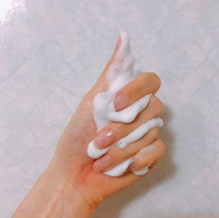 여우두마리 아기 버블클렌저 버블폼 거품놀이 유아바디워시 배쓰밤 입욕제 — 4점을 준 리뷰어가 2021년 2월 올린 사용 사진