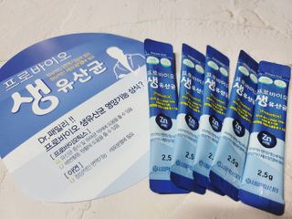 서울약사신협_프로바이오생유산균_2.5G x 100포 — 5점을 준 리뷰어가 2021년 1월 올린 사용 사진
