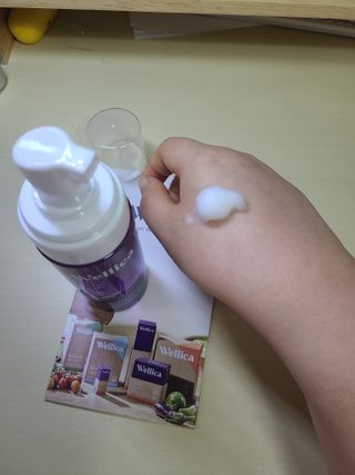 웰리카_V CARE 웰리카 락토 리프레싱 이너클렌저 — 5점을 준 리뷰어가 2021년 1월 올린 사용 사진