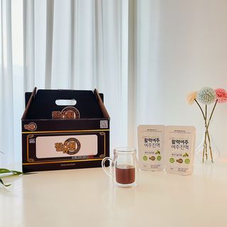 참유원 특허제조 활력 여주진액 여주즙 50포 — 5점을 준 리뷰어가 2022년 1월 올린 사용 사진