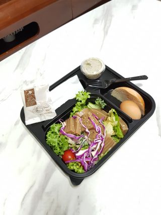 참살이도시락 작심삼일 샐러드도시락 3개 맛보기 새벽배송 또는 택배배송 — 5점을 준 리뷰어가 2021년 8월 올린 사용 사진