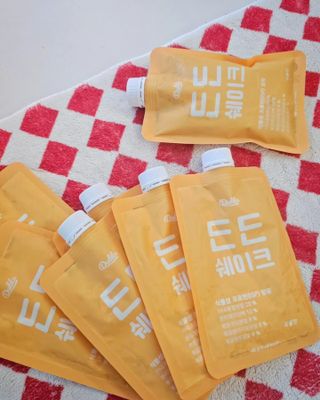 [덜다] 든든 식물성 단백질 쉐이크 40g X 7입 (곡물/딸기) — 5점을 준 리뷰어가 2023년 7월 올린 사용 사진
