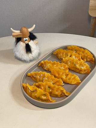 한만두 진한 해물맛 짬뽕만두 1kg — 3.5점을 준 리뷰어가 2021년 4월 올린 사용 사진