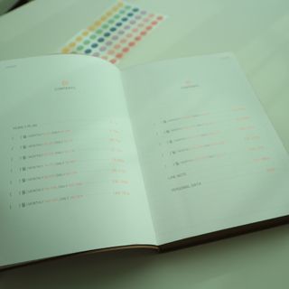 리훈 2022년 이야기 다이어리 그란데 1년형 — 5점을 준 리뷰어가 2021년 11월 올린 사용 사진