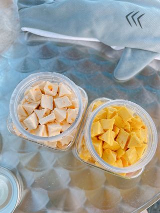 페페로니 진짜 프리바이오틱스 치즈+치즈고구마 180g+180g — 5점을 준 리뷰어가 2021년 7월 올린 사용 사진