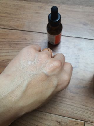 더마 사이언스 비타민 CCC 앰플 기미 브라이트닝 세럼 30ml — 4점을 준 리뷰어가 2021년 8월 올린 사용 사진