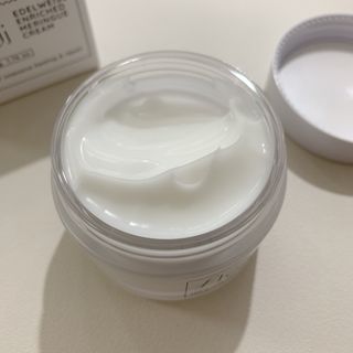 플레라디 에델바이스 인리치드 머랭 크림 — 3.5점을 준 리뷰어가 2021년 7월 올린 사용 사진