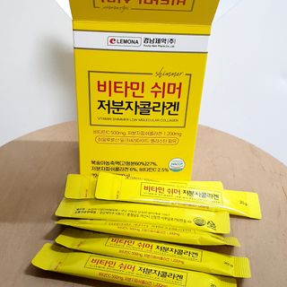 자연에온 경남제약 비타민 쉬머 저분자콜라겐 20g x 30포 — 4점을 준 리뷰어가 2021년 12월 올린 사용 사진