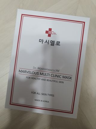 닥터마시멜로 마블러스 멀티 클리닉 마스크 — 5점을 준 리뷰어가 2021년 2월 올린 사용 사진
