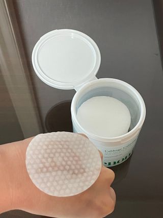 키노닉스 양배추 카밍 진정 토너패드 — 5점을 준 리뷰어가 2021년 8월 올린 사용 사진