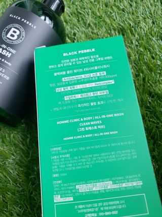 블랙페블 남성청결제 올인원 바디워시 클린 웨이브 — 5점을 준 리뷰어가 2021년 6월 올린 사용 사진