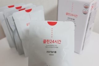 클린24시간 1BOX(5포) + 전용보틀(500ml) — 5점을 준 리뷰어가 2023년 7월 올린 사용 사진