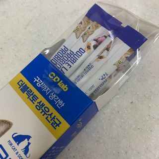 씨디랩 구강에서 장까지 한 번에 관리하는 더블락토 강아지 고양이 유산균 — 5점을 준 리뷰어가 2021년 6월 올린 사용 사진