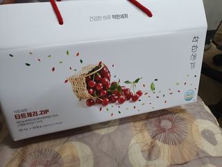 헬스업 착한세끼 타트체리 — 5점을 준 리뷰어가 2021년 5월 올린 사용 사진