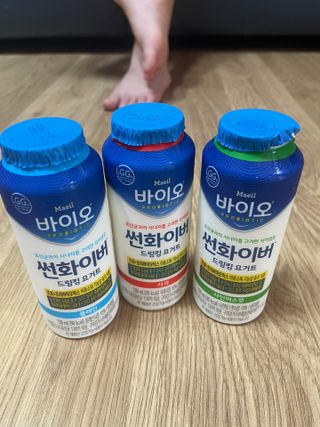 LIVE 매일바이오 썬화이버 드링킹 요거트 — 5점을 준 리뷰어가 2022년 8월 올린 사용 사진