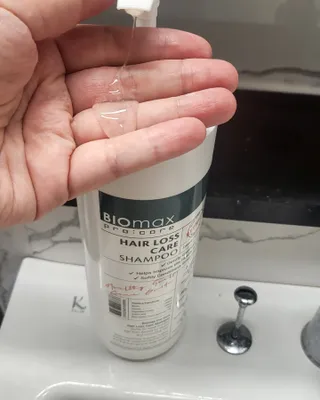 [바이오맥스] 프로코어 탈모완화샴푸 1000ml — 5점을 준 리뷰어가 2022년 8월 올린 사용 사진