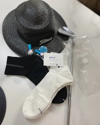 [사이즈가 있는 양말 필로이] 남자 골프 스포츠 발목 양말 2족 세트【 S, M, L, XL】4가지 사이즈 — 5점을 준 리뷰어가 2022년 7월 올린 사용 사진