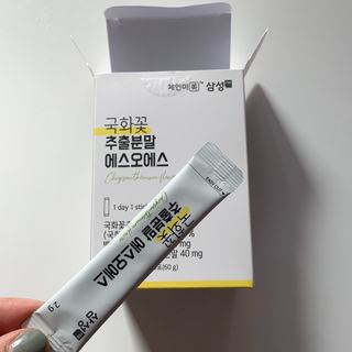 체인미 국화꽃 추출분말 에스오에스 곡류효소 과일채소 17종 혼합 분말 스틱 — 5점을 준 리뷰어가 2021년 12월 올린 사용 사진