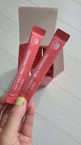 아임오 Y와이 밸런스 프로바이오틱스 30포 — 5점을 준 리뷰어가 2021년 9월 올린 사용 사진