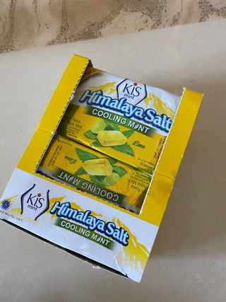 마요라 히말라야 솔트 캔디 2종-페퍼민트 맛, 라임민트 맛 — 4.5점을 준 리뷰어가 2023년 1월 올린 사용 사진