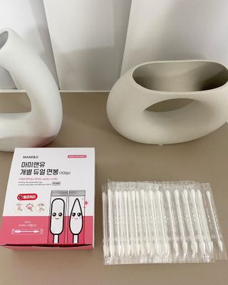 마미앤유 개별 듀얼면봉 — 5점을 준 리뷰어가 2022년 2월 올린 사용 사진