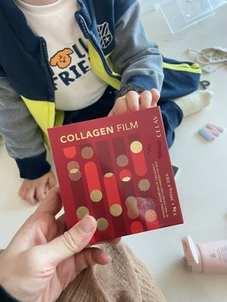 프리마인 귀족의 콜라겐, 92배 흡수율. 럭셔리 프리미엄 셀라브 콜라겐필름 30매 — 5점을 준 리뷰어가 2021년 12월 올린 사용 사진