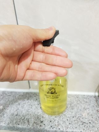 디어미어 맥주효모 샴푸 500ml — 5점을 준 리뷰어가 2022년 8월 올린 사용 사진