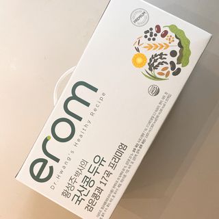 이롬 황성주 박사의 국산콩 두유 검은콩과 17곡 프리미엄 — 5점을 준 리뷰어가 2021년 5월 올린 사용 사진