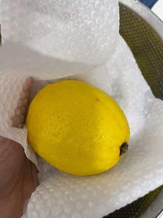 부직포나라 중금속유해물질ZERO 뜯어쓰는 주방 일회용수세미 60매 2매 — 5점을 준 리뷰어가 2022년 9월 올린 사용 사진
