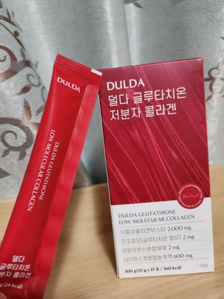 [덜다] 글루타치온 저분자 콜라겐 (20g x 15포) — 4점을 준 리뷰어가 2023년 9월 올린 사용 사진