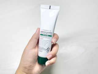 랑벨 랑바이오 블랙 시카 크림 50ml(블랙비 프로폴리스, 시카 4종, 판테놀 10 함유) — 5점을 준 리뷰어가 2022년 5월 올린 사용 사진