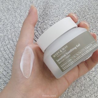 마리엔메이 센서티브 수딩 젤 크림 + 어성초 티트리 추출물 세럼 + 어성초 티트리 모공 클렌징 폼 — 5점을 준 리뷰어가 2021년 9월 올린 사용 사진